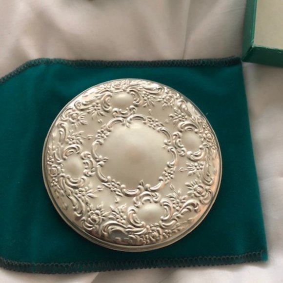 Towle Silversmiths Vintage Sterling Compact Mirror - Picture 2 of 5